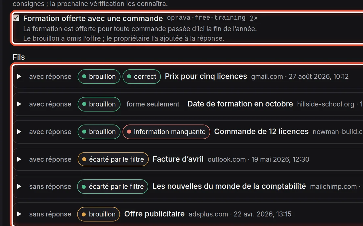 Gros plan – Ajouter ce qui manquait