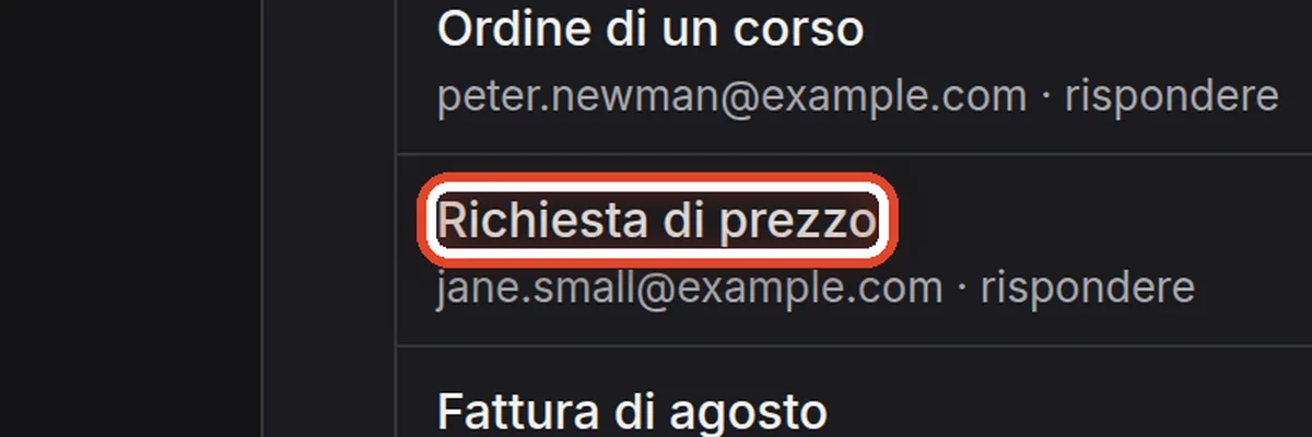Da vicino – Apri una bozza
