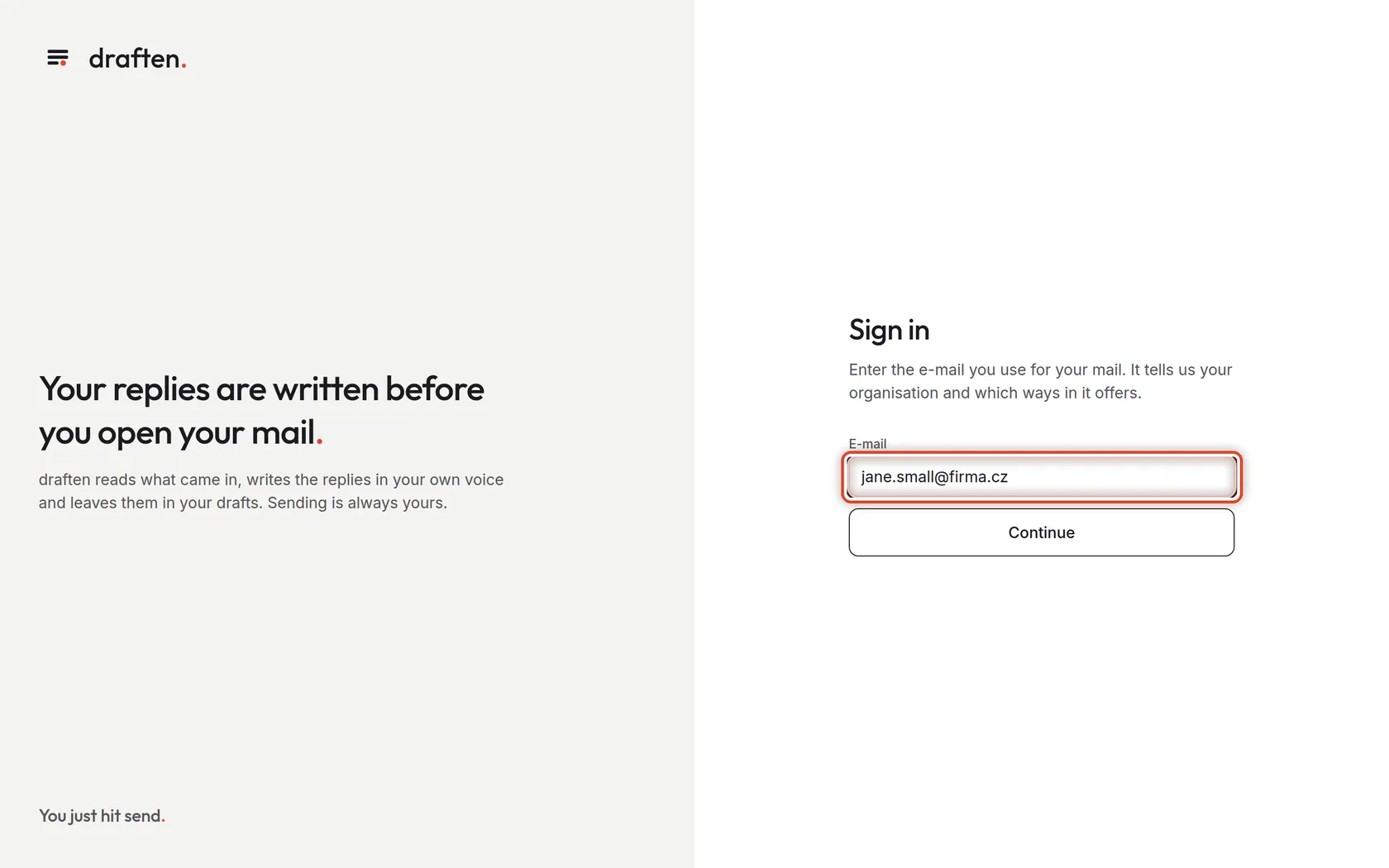 Screenshot for step 1
