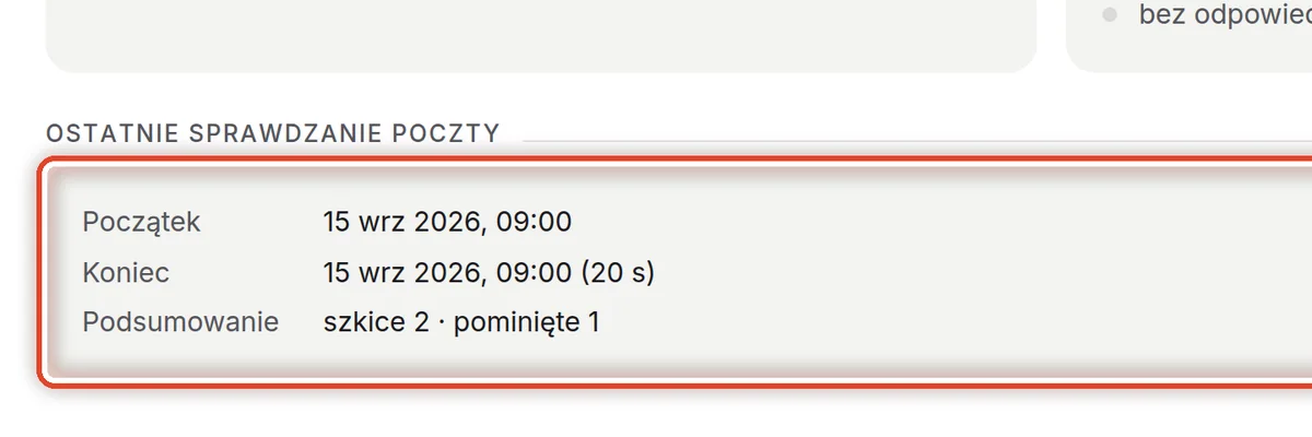Zbliżenie – Kiedy asystent ostatnio sprawdzał pocztę