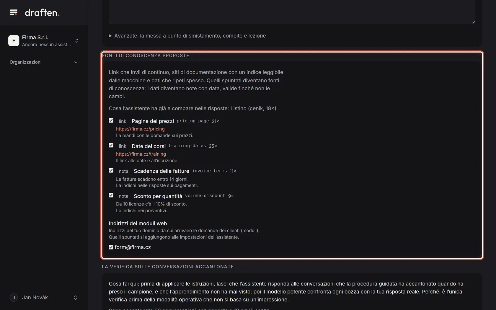 Screenshot del passo 14