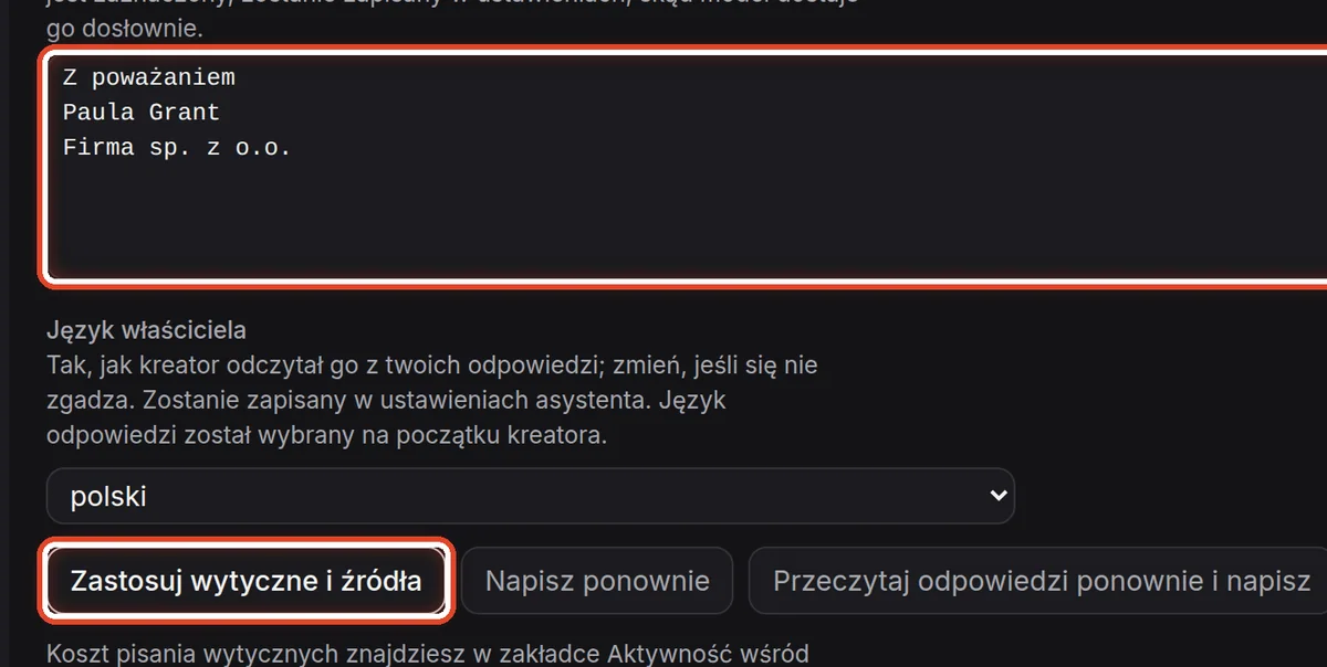 Zbliżenie – Zastosuj wytyczne i źródła