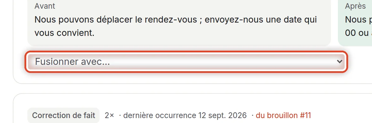 Gros plan – Deux propositions disent la même chose
