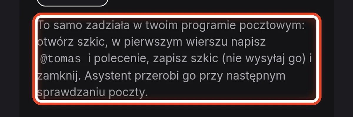 Zbliżenie – To samo z programu pocztowego