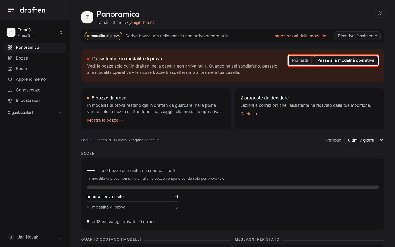 Screenshot del passo 5