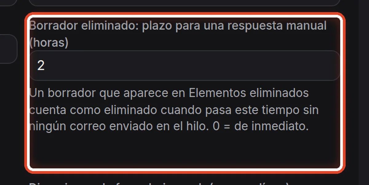 De cerca: Borrador eliminado