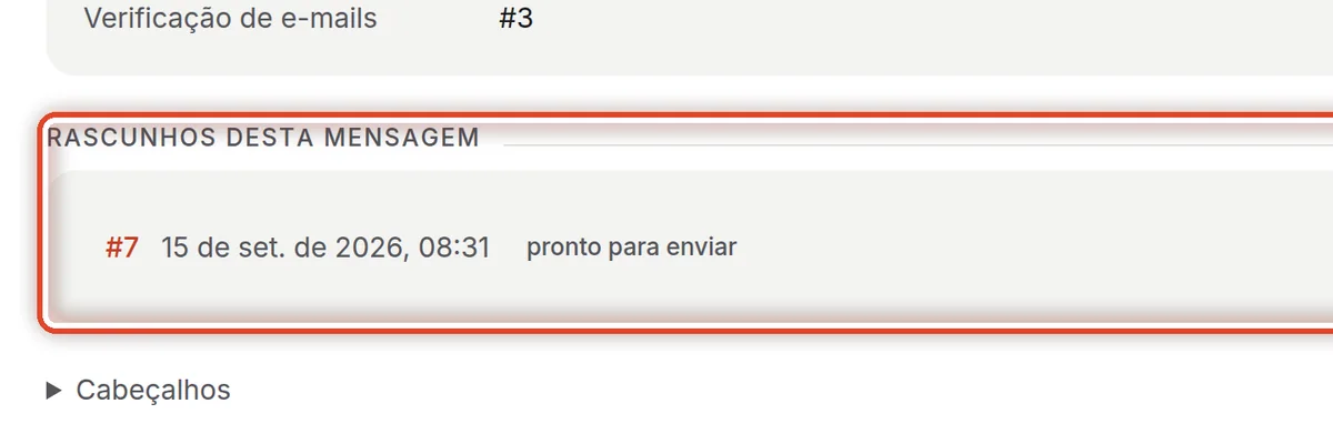 De perto – Rascunhos desta mensagem