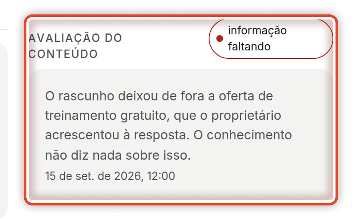 De perto – Por que você ajustou o rascunho