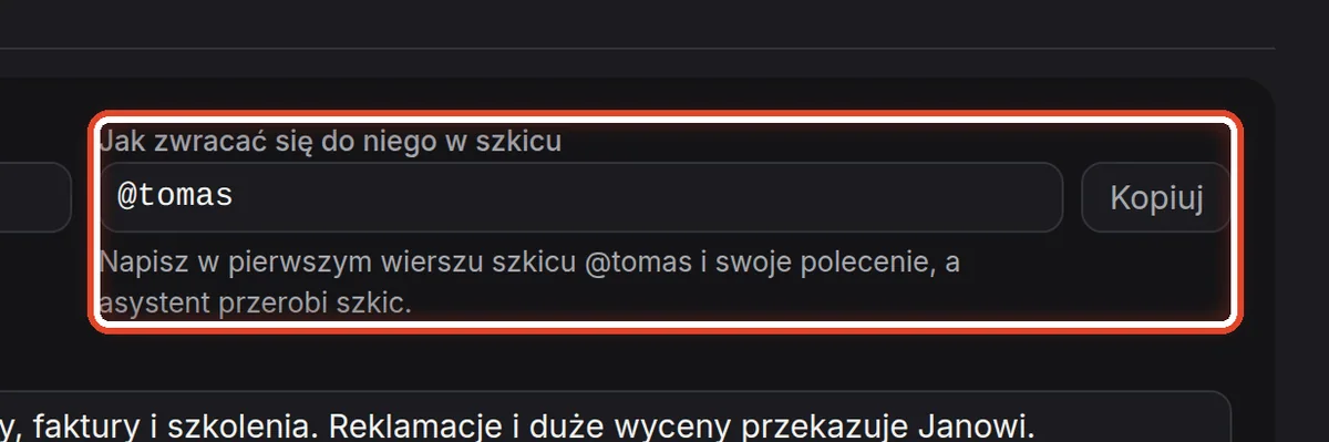 Zbliżenie – Jak zwracać się do niego w szkicu