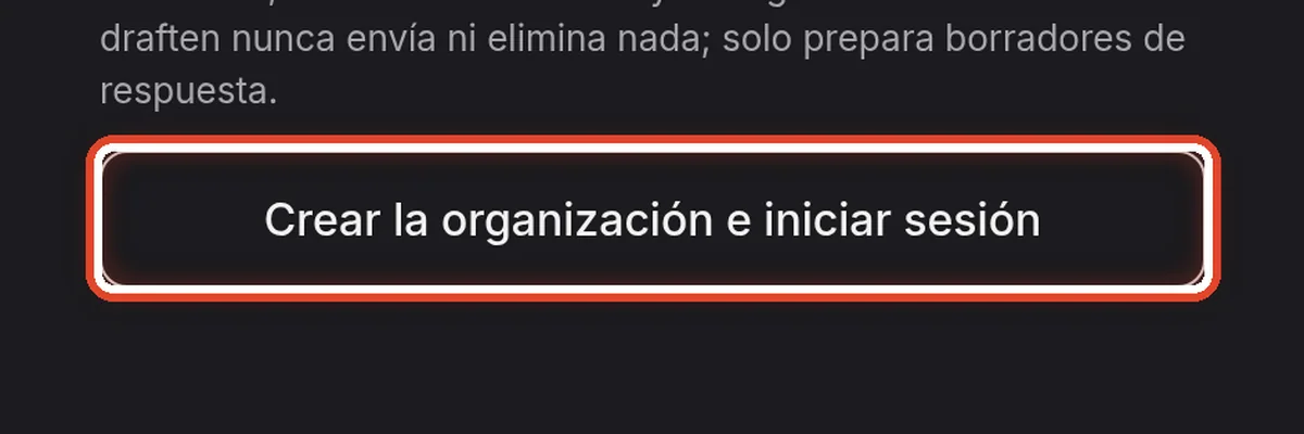 De cerca: Crear la organización