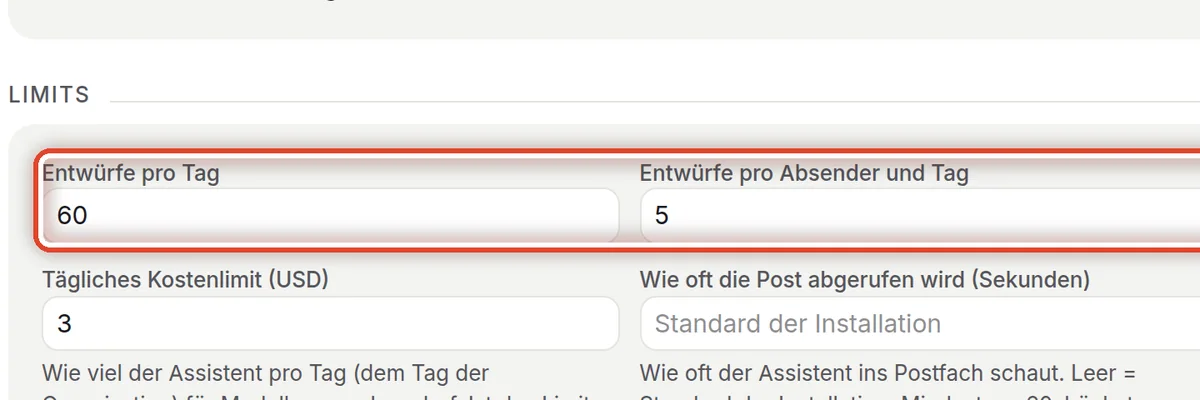 Nahaufnahme – Wie viele Entwürfe