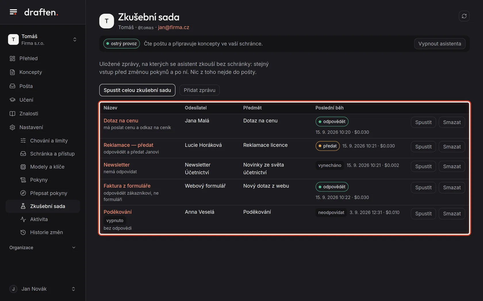 Snímek obrazovky ke kroku 1
