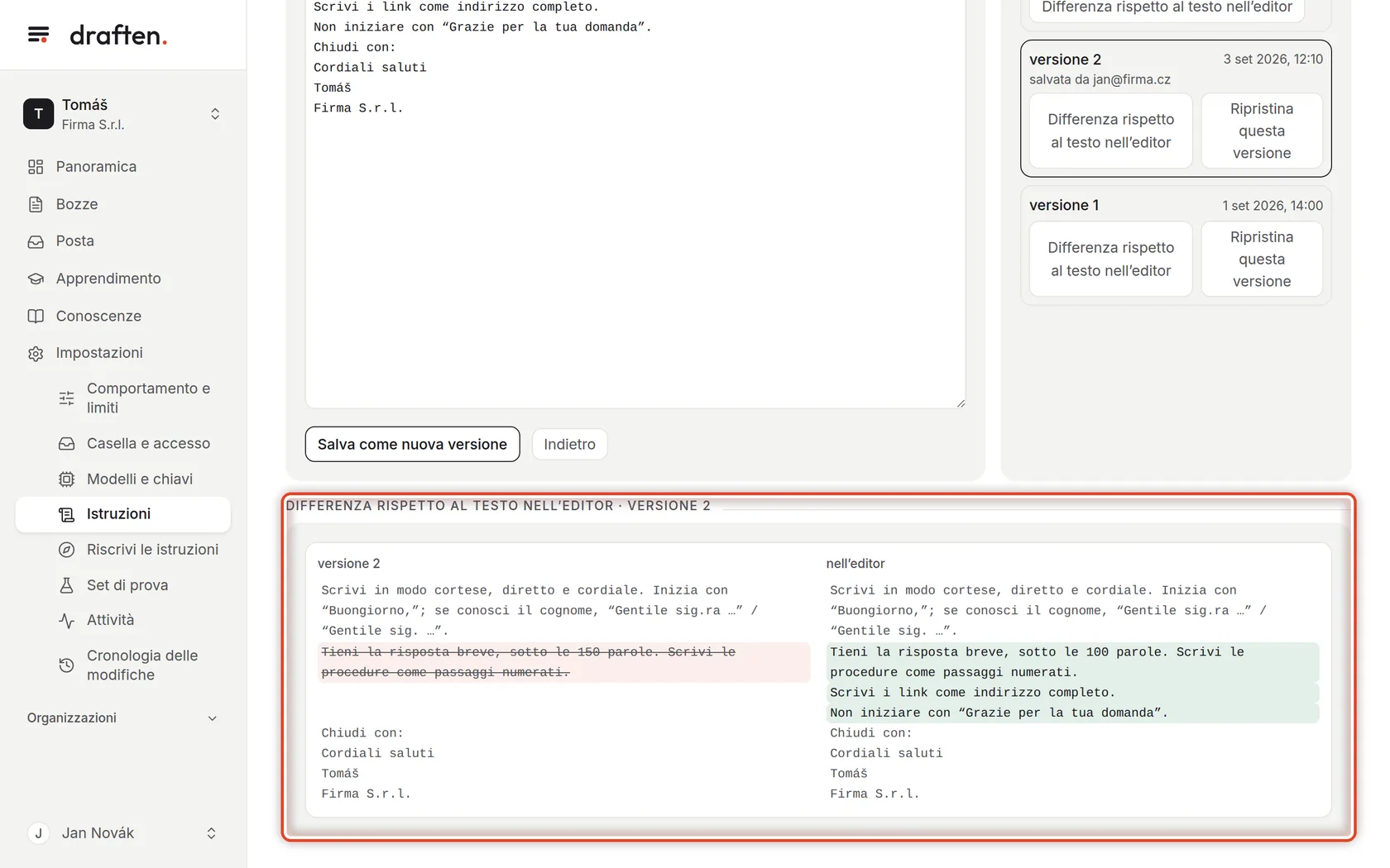 Screenshot del passo 5
