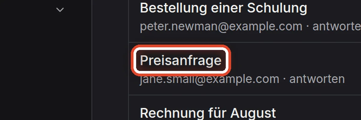 Nahaufnahme – Den Entwurf wählen, der nicht stimmt
