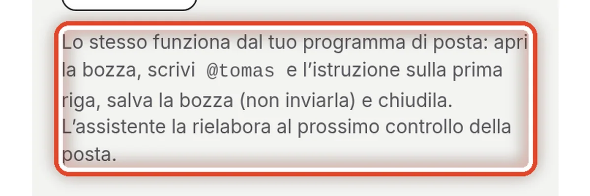 Da vicino – Lo stesso dal tuo programma di posta