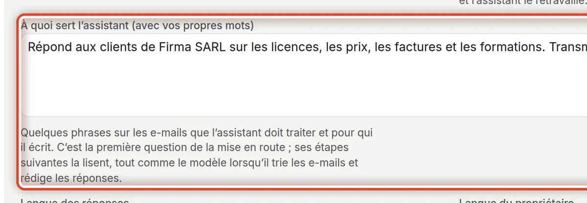Gros plan – À quoi sert l’assistant