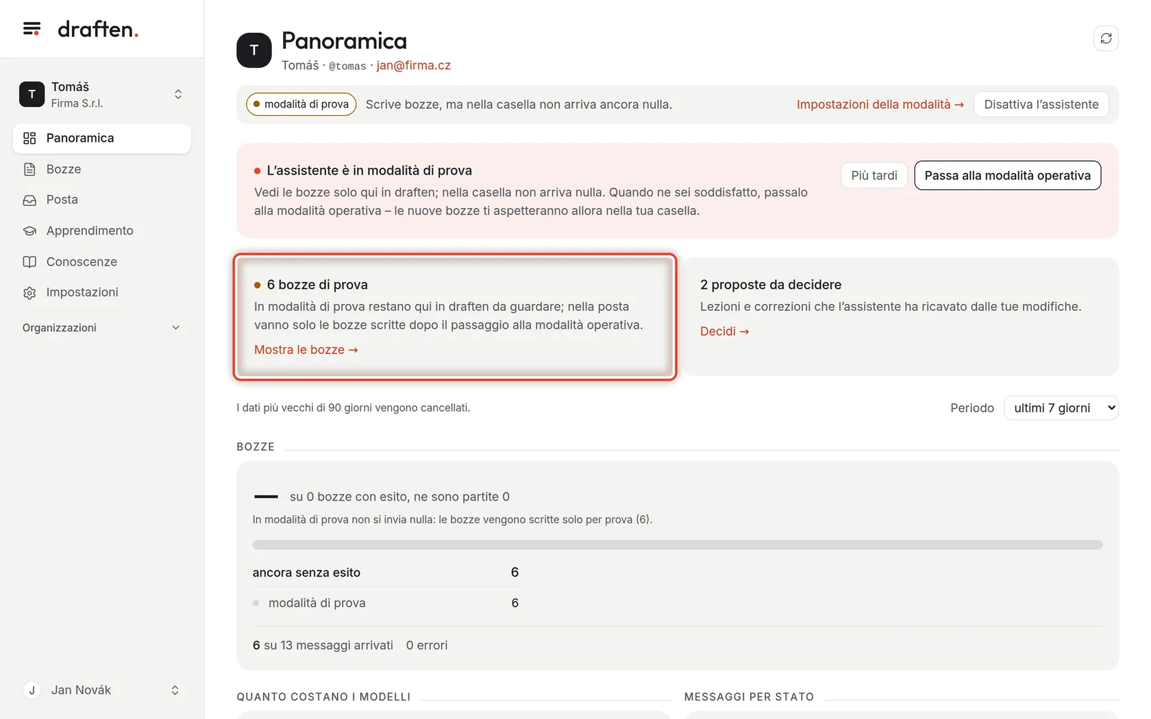 Screenshot del passo 2