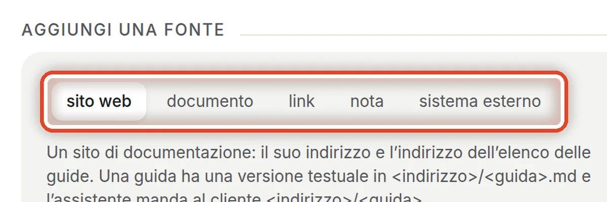 Da vicino – Aggiungere una fonte: il tipo