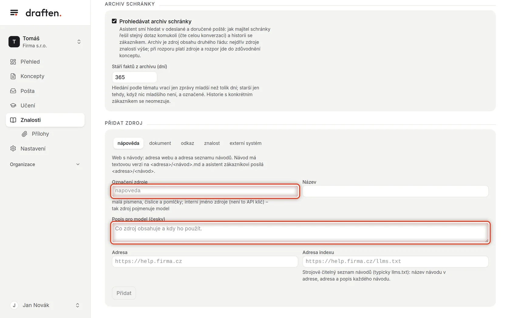 Snímek obrazovky ke kroku 5