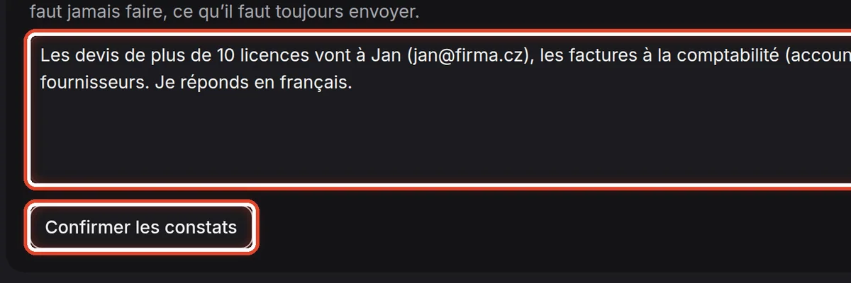 Gros plan – Constats et remarques