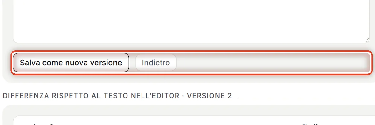 Da vicino – Salva una nuova versione