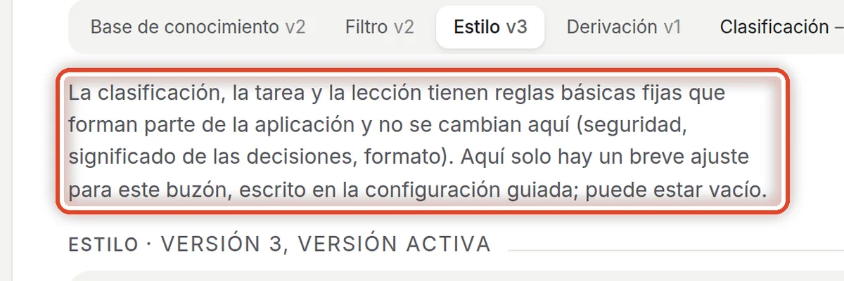 De cerca: Avanzado: ajustes