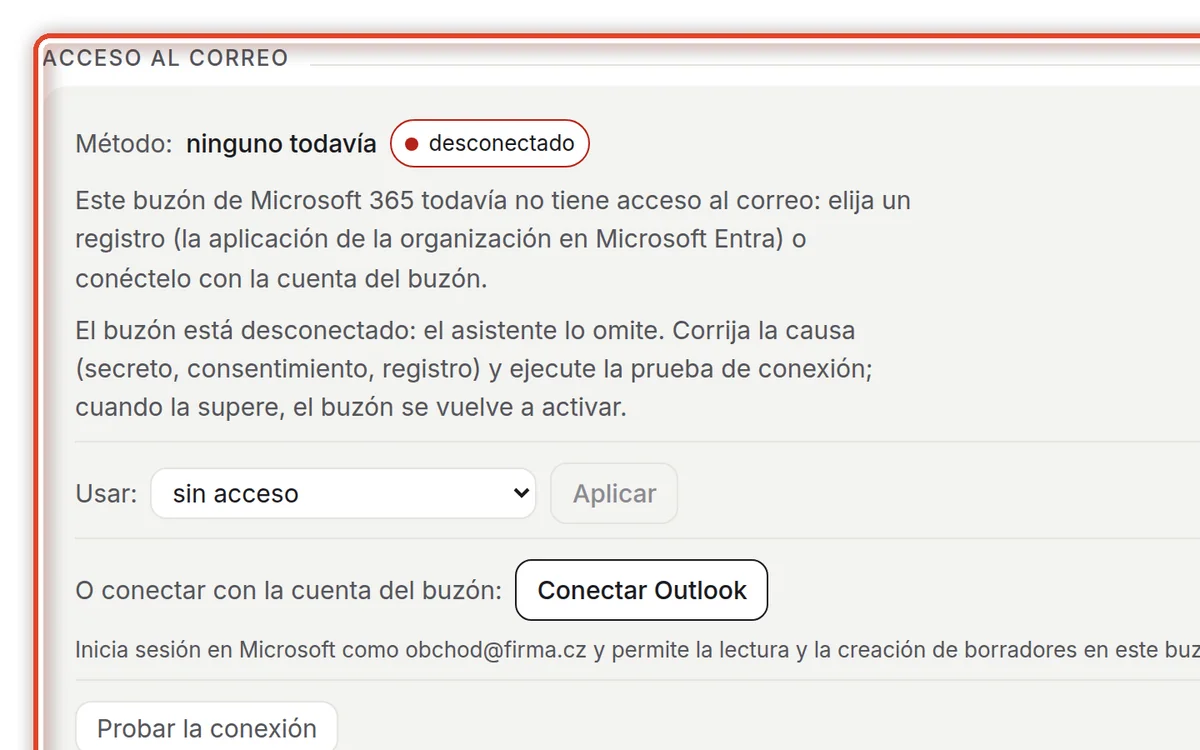 De cerca: Acceso al correo