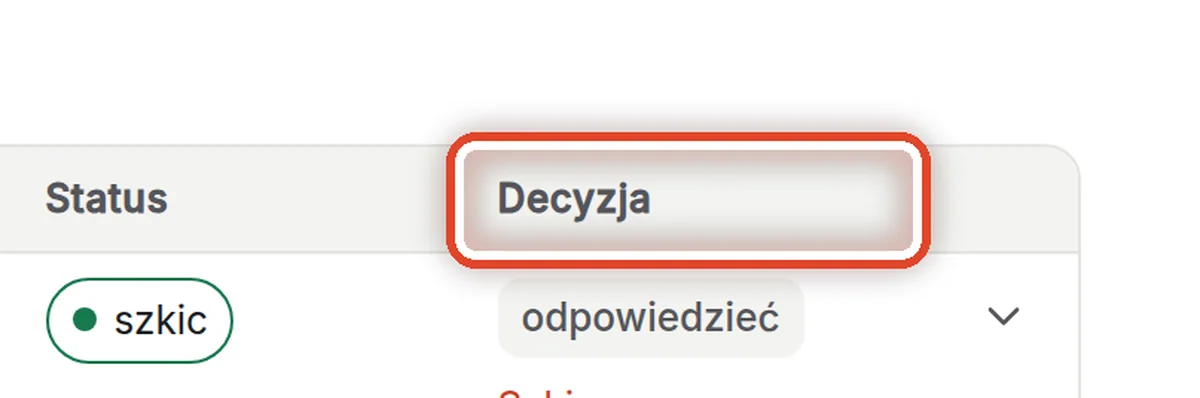 Zbliżenie – Decyzja asystenta