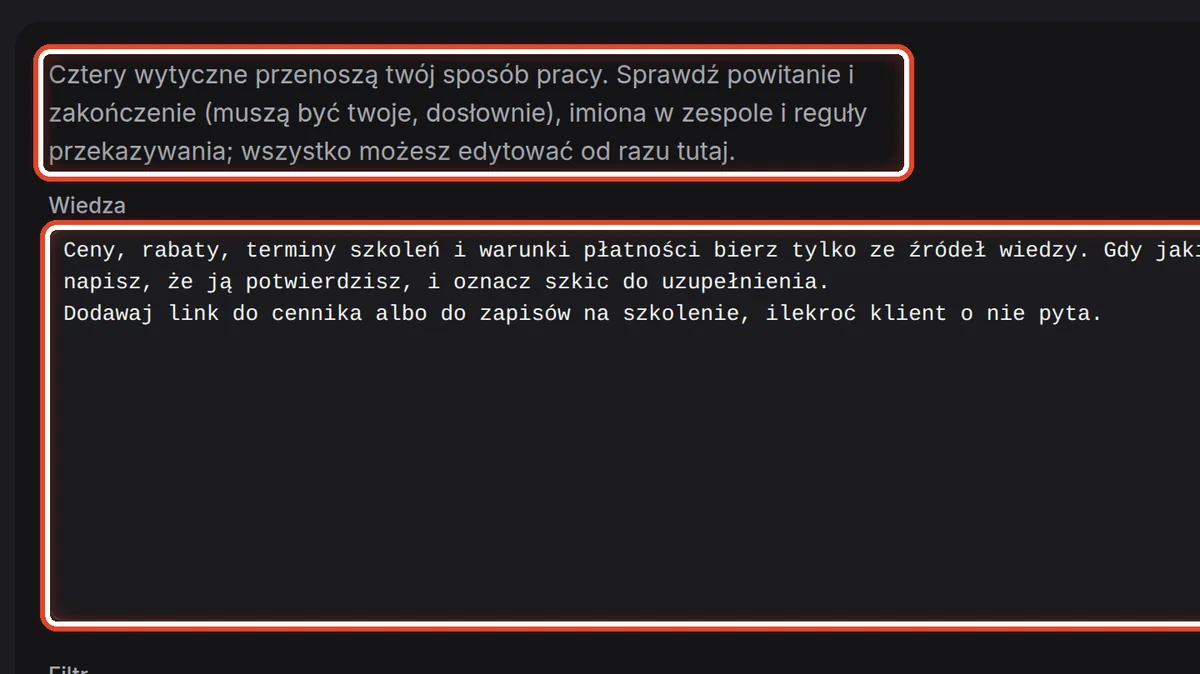 Zbliżenie – Przeczytaj wytyczne