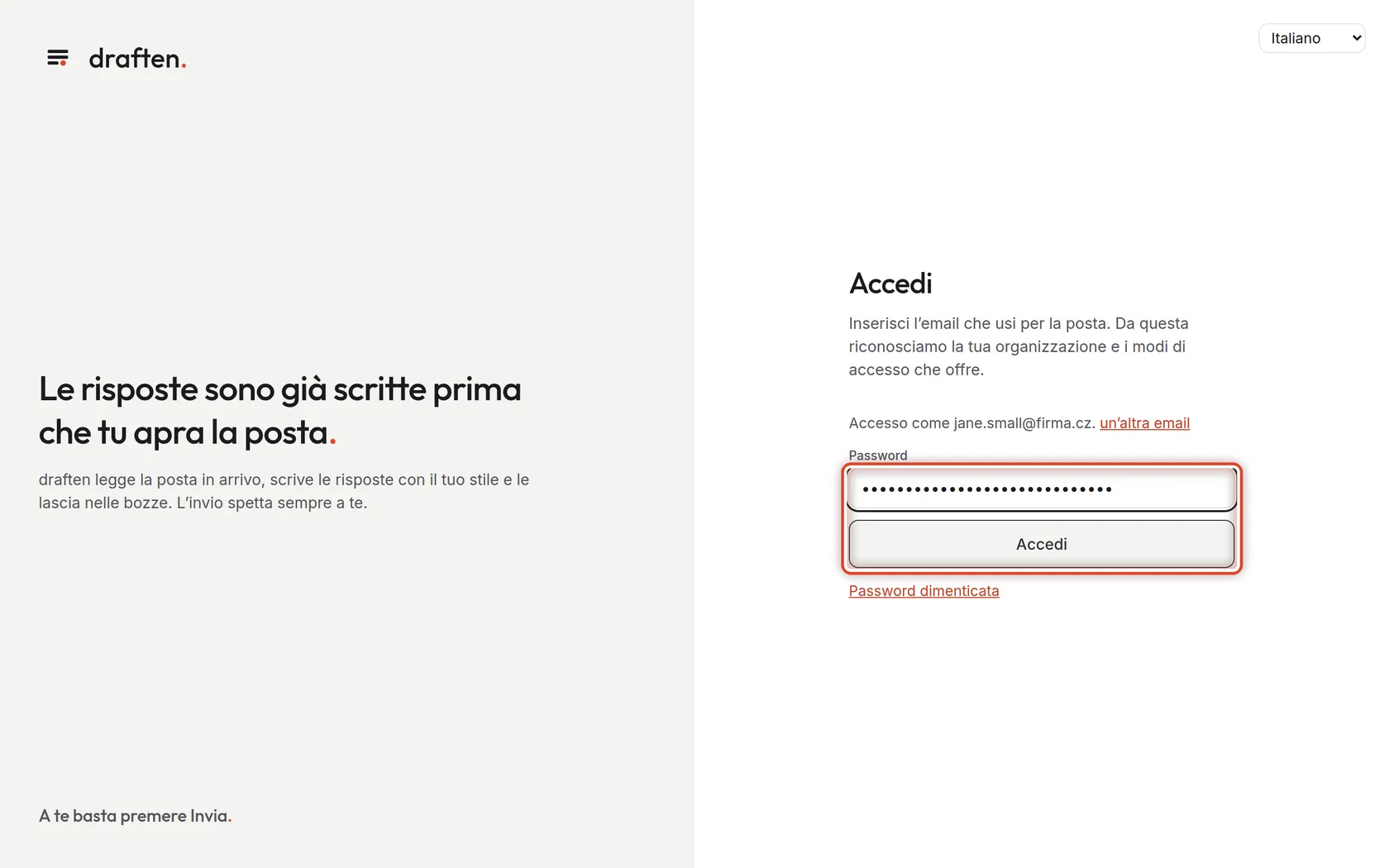 Screenshot del passo 4