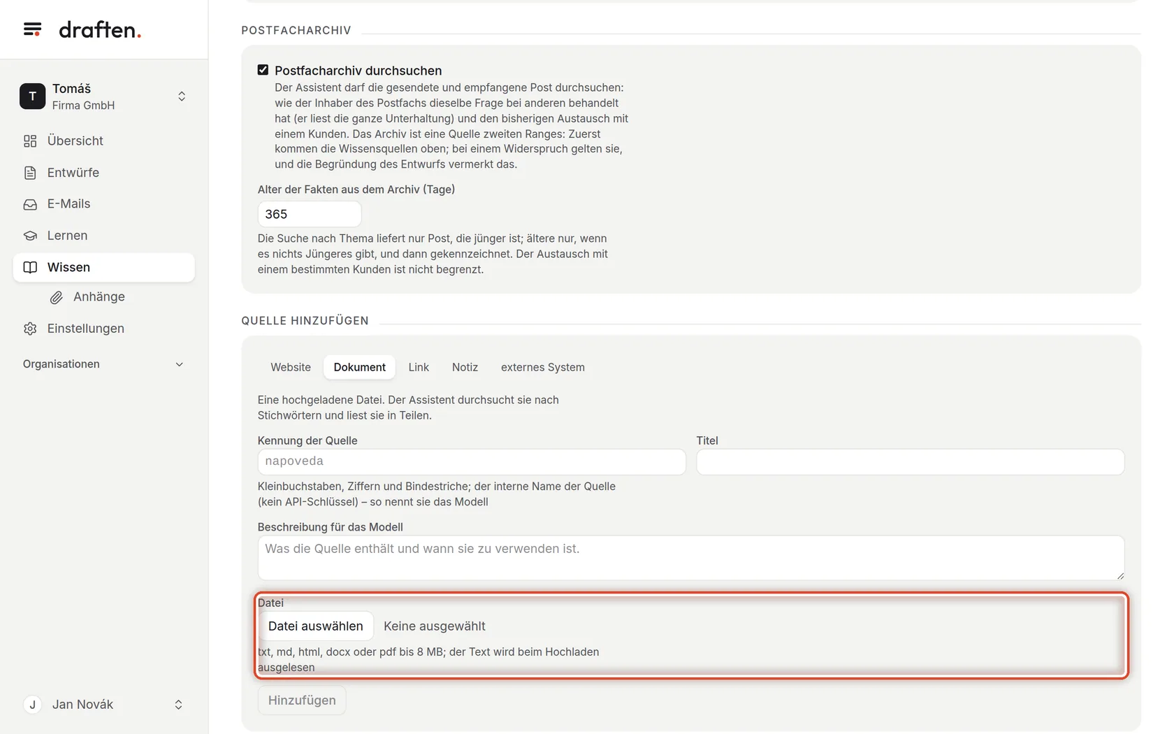 Bildschirmfoto zu Schritt 8