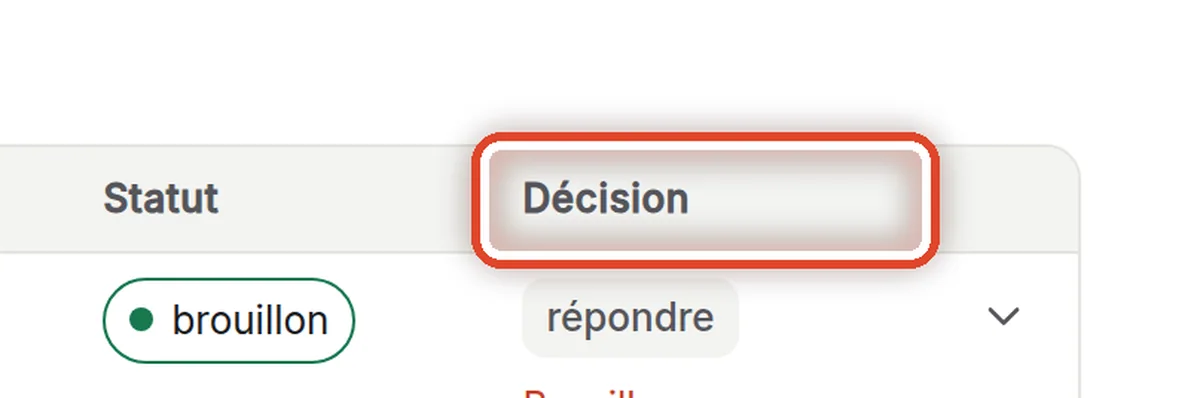 Gros plan – La décision de l’assistant