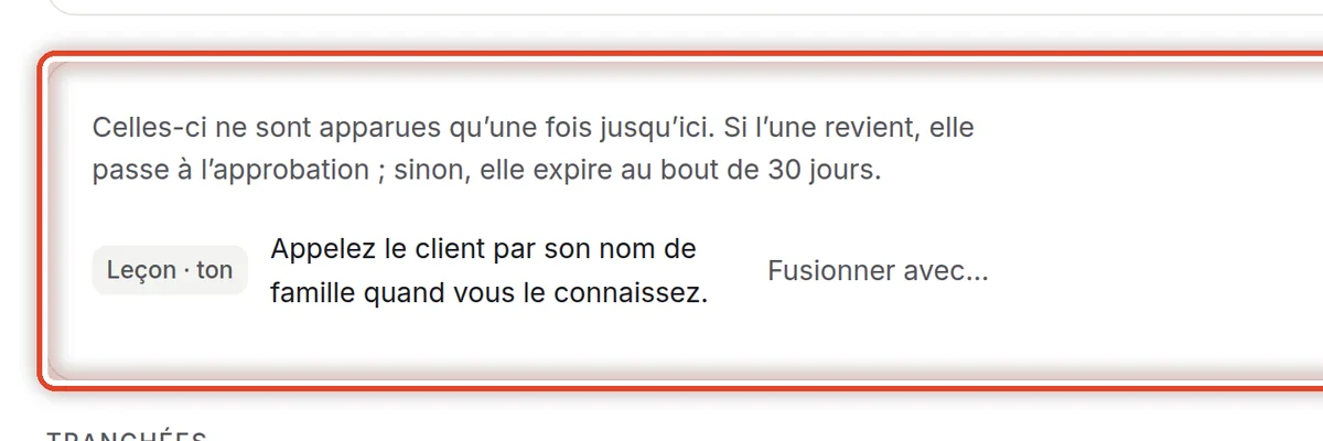 Gros plan – Vues une seule fois