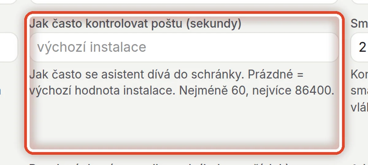 Detail — Jak často kontrolovat poštu