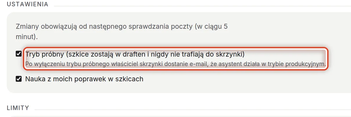 Zbliżenie – Albo w Ustawieniach