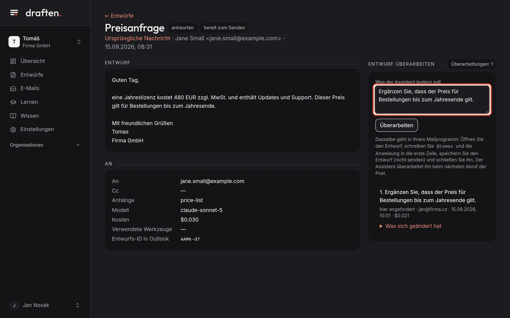 Bildschirmfoto zu Schritt 3