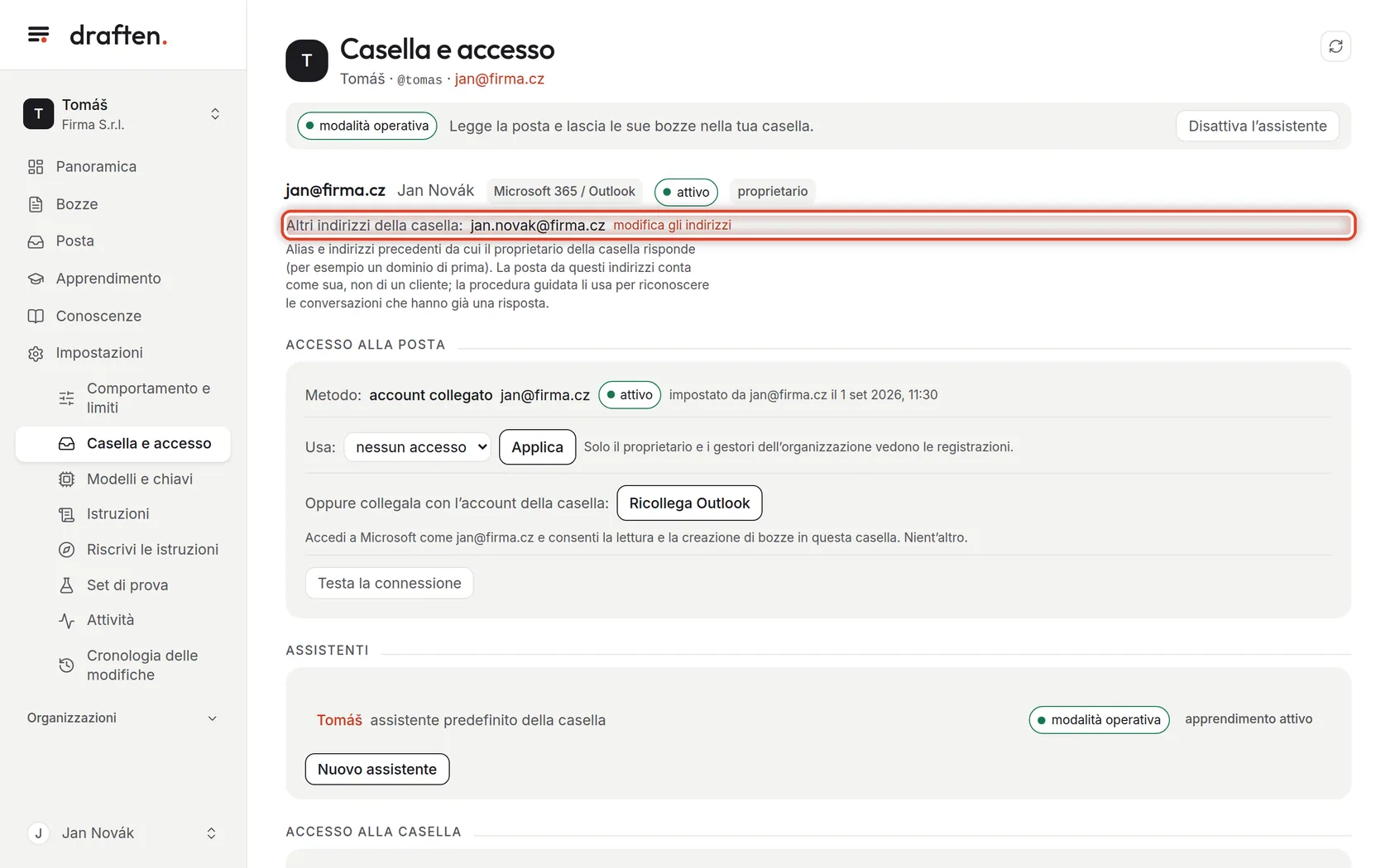 Screenshot del passo 2