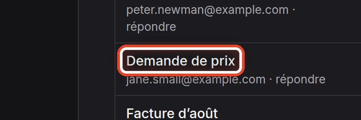 Gros plan – Choisir le brouillon qui ne va pas