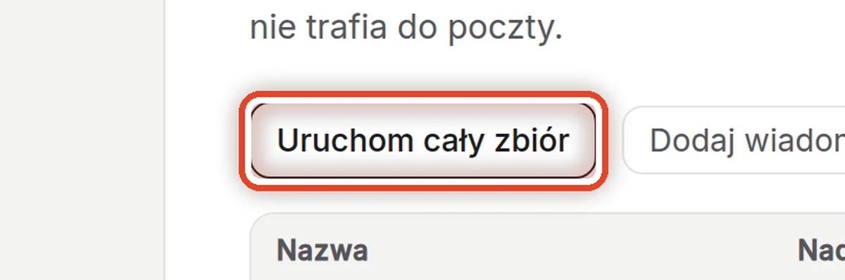 Zbliżenie – Uruchom cały zbiór