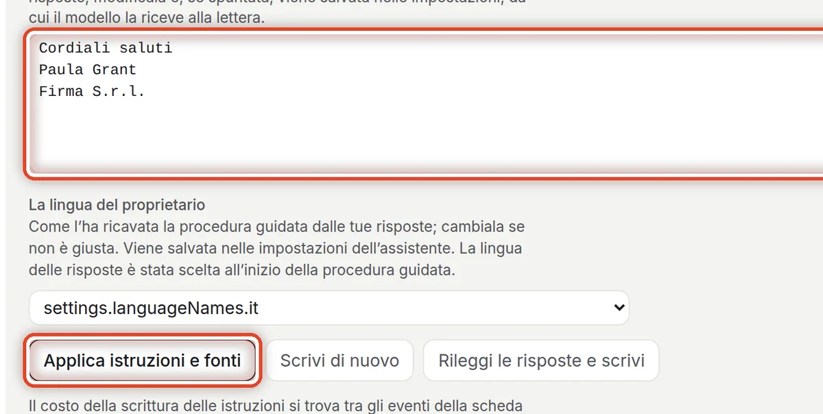 Da vicino – Applica istruzioni e fonti