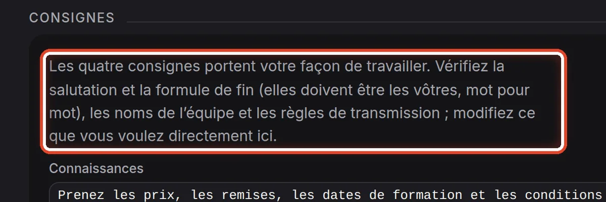 Gros plan – Vérifier le texte