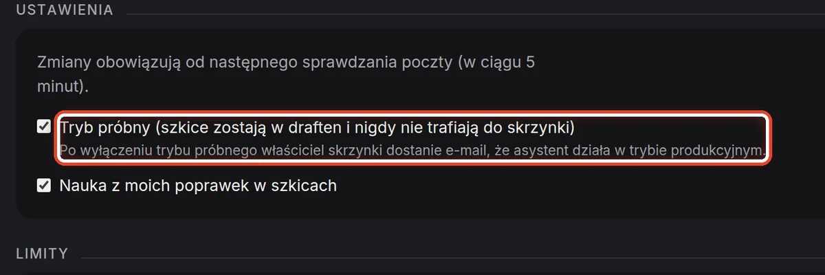 Zbliżenie – Albo w Ustawieniach