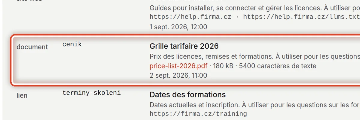 Gros plan – Une source