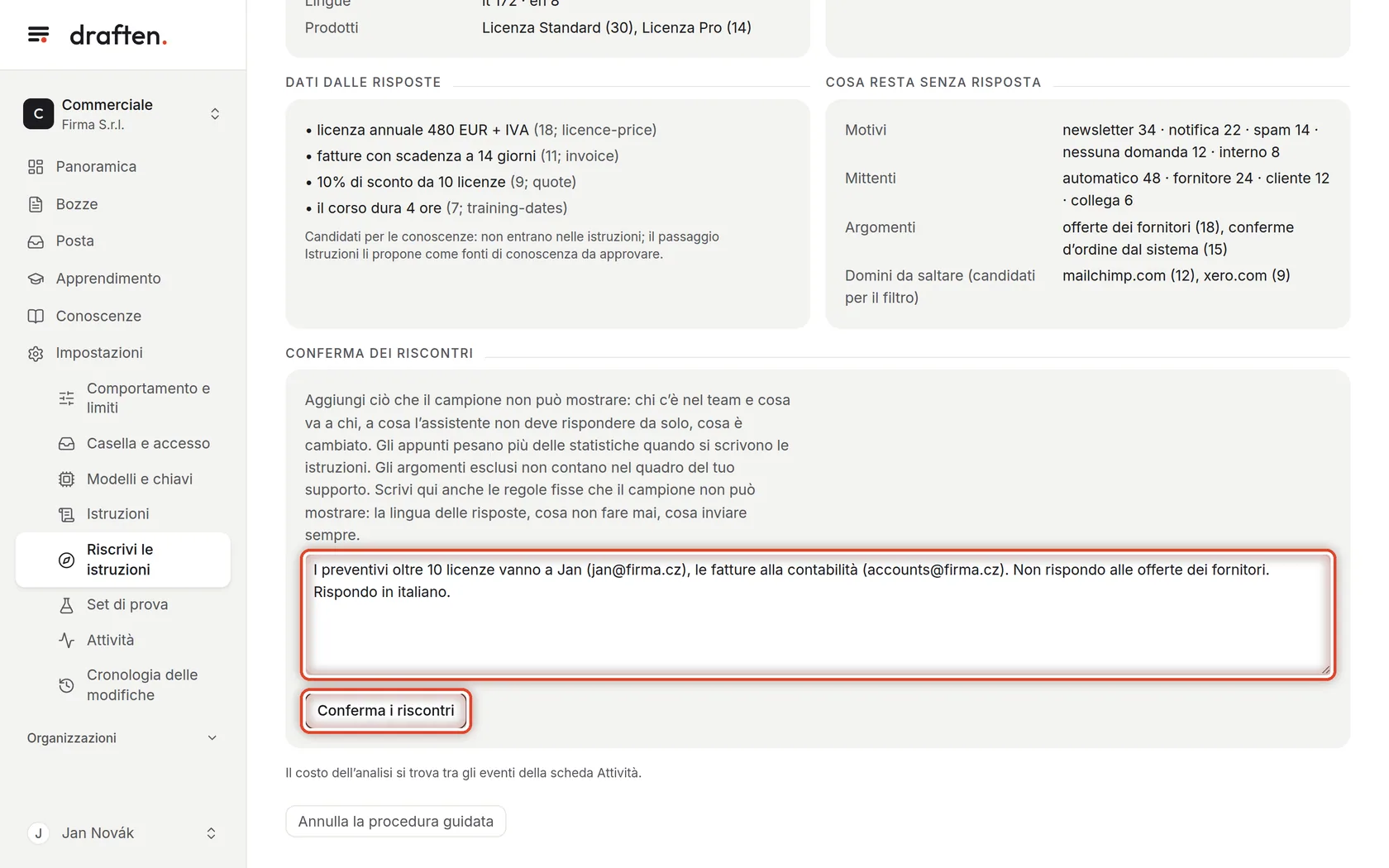 Screenshot del passo 4