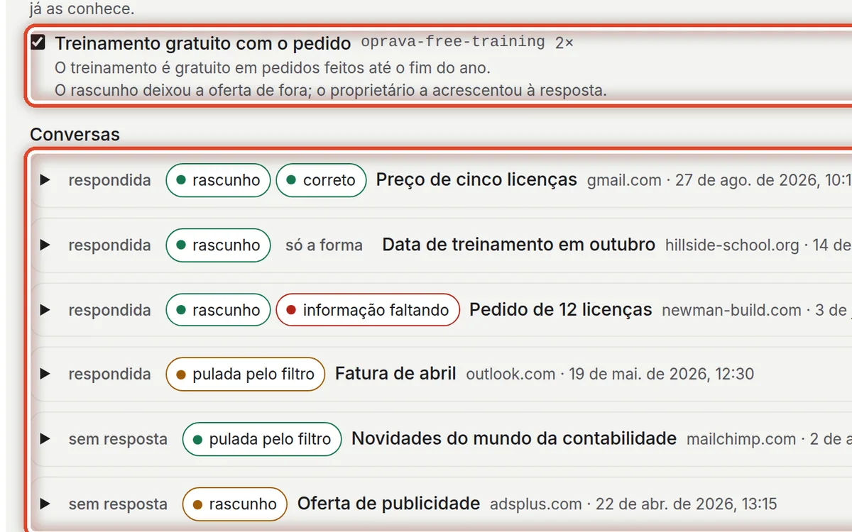 De perto – Acrescente o que faltou