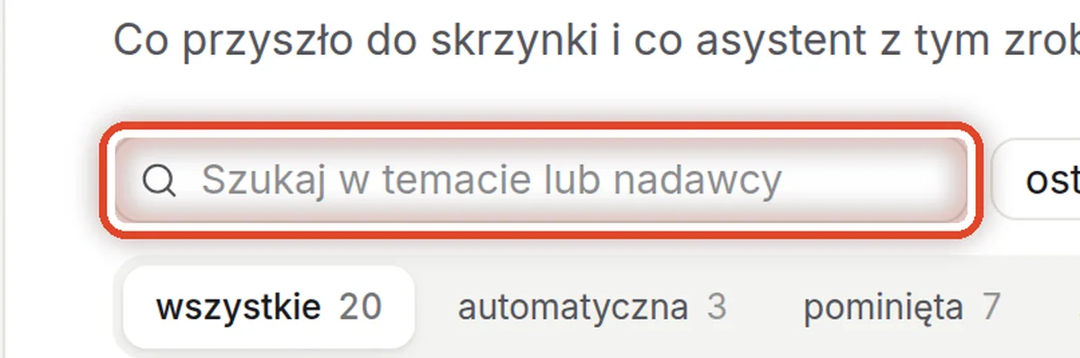 Zbliżenie – Znajdź wiadomość