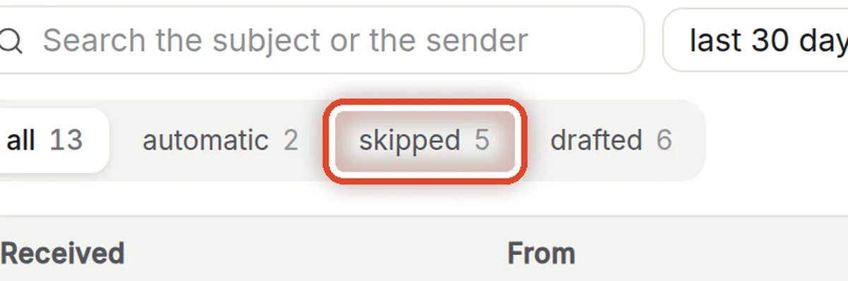 Close up — Check what the assistant skipped