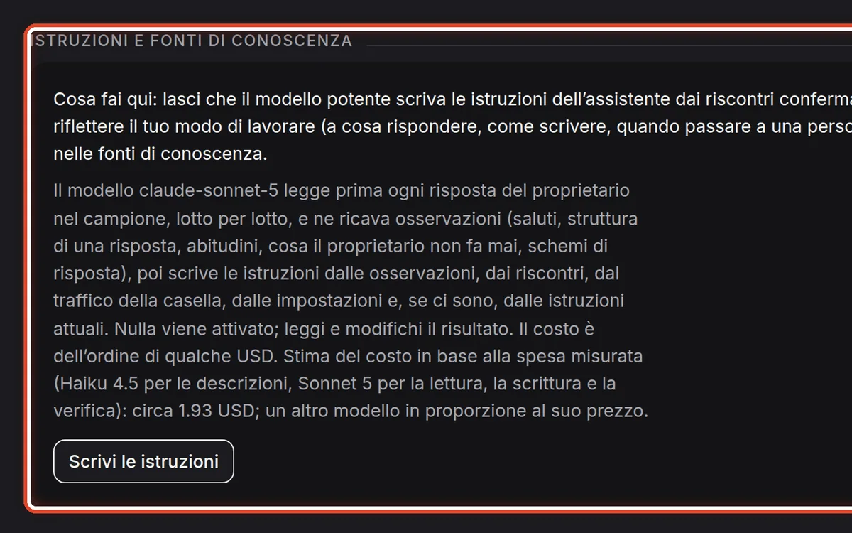 Da vicino – La scrittura delle istruzioni