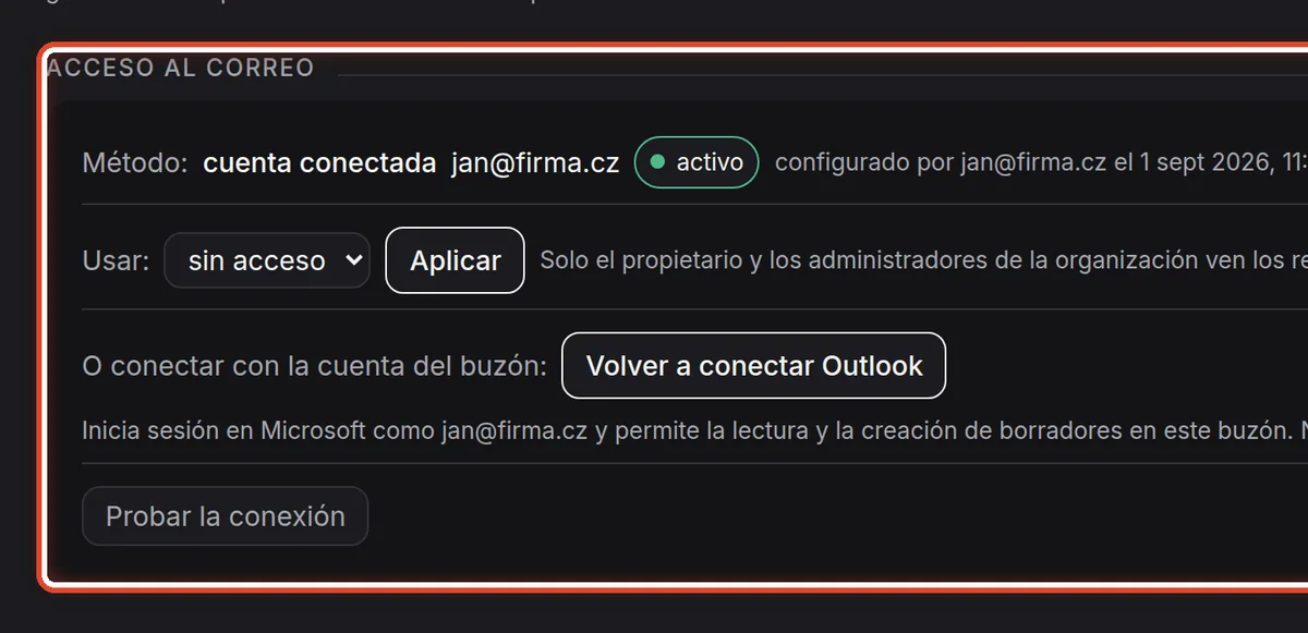 De cerca: Acceso al correo