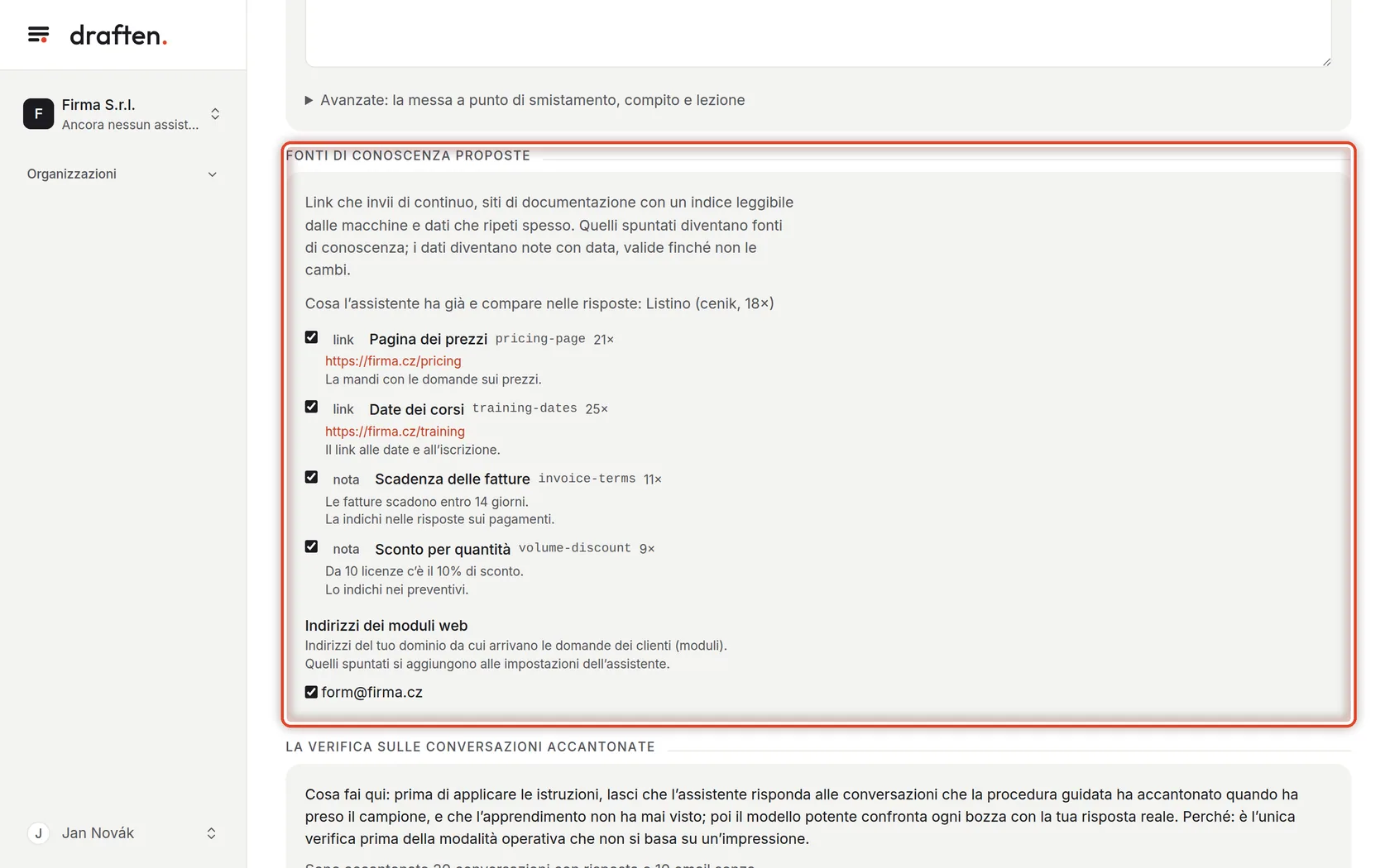 Screenshot del passo 14